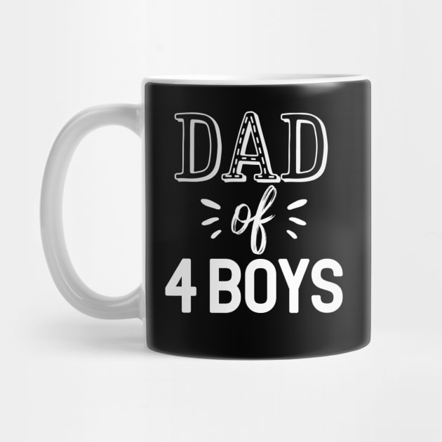 Dad Of 3 Boys Gift Fathers Day Dad 3 Boys Gift by mommyshirts